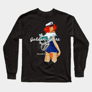 Golden heart, sailor's sass Long Sleeve T-Shirt